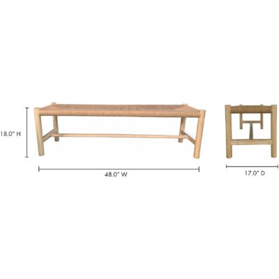 Hawthorn Bench Small Natural 15 Hawthorn Bench Small Natural FG-1027-24 FG 1027 24 70