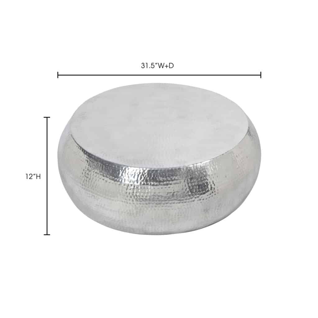 Tabla Coffee Table Silver - Image 2