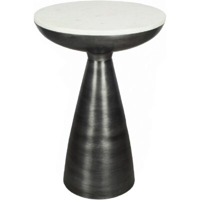 Font Side Table White Marble 6 Font Side Table White Marble FI-1032-18 FI 1032 18 01