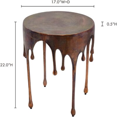 Copperworks Accent Table FI-1090-50 FI 1090 50 70