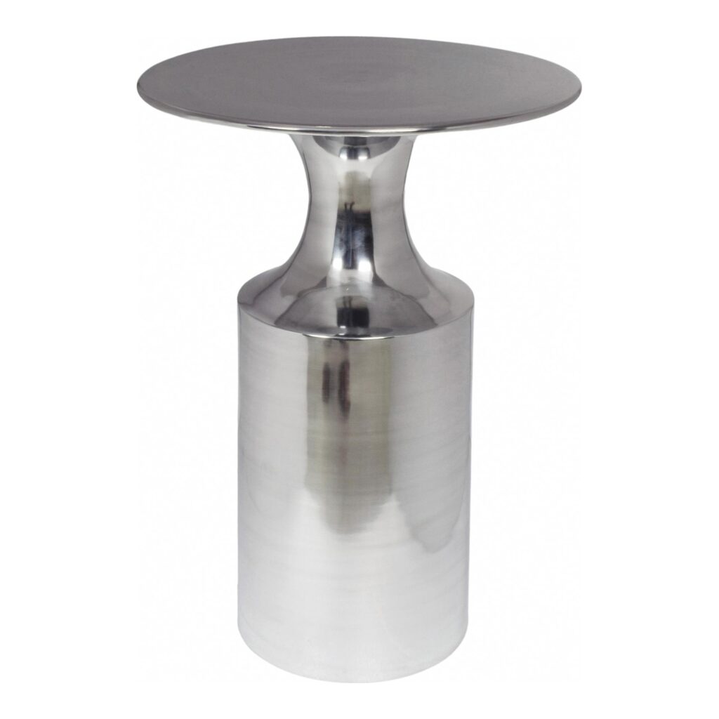 Rassa Accent Table Polished Silver - Image 2