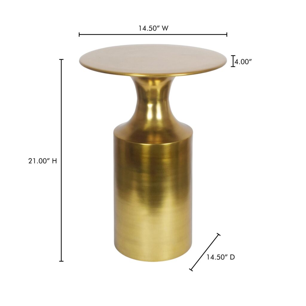 Rassa Accent Table Gold - Image 6