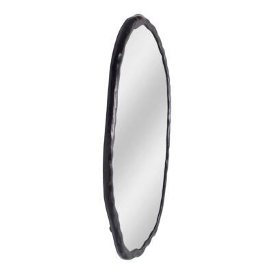 Foundry Oval Mirror Black 6 Foundry Oval Mirror Black FI-1113-02 FI 1113 02 01