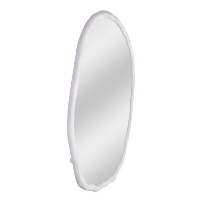 Foundry Oval Mirror White 6 Foundry Oval Mirror White FI-1113-18 FI 1113 18 01