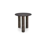 Deacon Outdoor Side Table Deep Bronze FI-1125-31 FI 1125 31 Deacon front top shadsilo