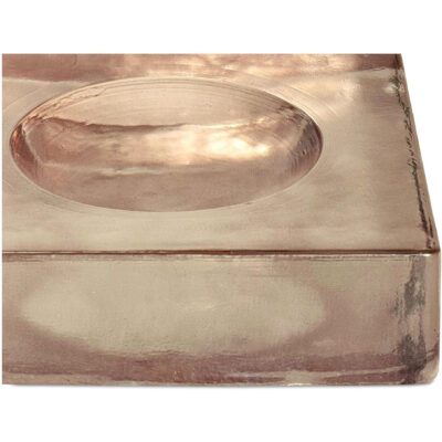 Miro Glass Catchall Soft Amber 8 Miro Glass Catchall Soft Amber FI-1126-03 FI 1126 03 Miro closeup shadsilo