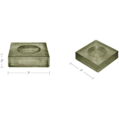Miro Glass Catchall Muted Sage 9 Miro Glass Catchall Muted Sage FI-1126-16 FI 1126 16 Miro 70 dim