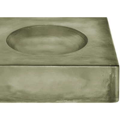 Miro Glass Catchall Muted Sage 8 Miro Glass Catchall Muted Sage FI-1126-16 FI 1126 16 Miro closeup shadsilo