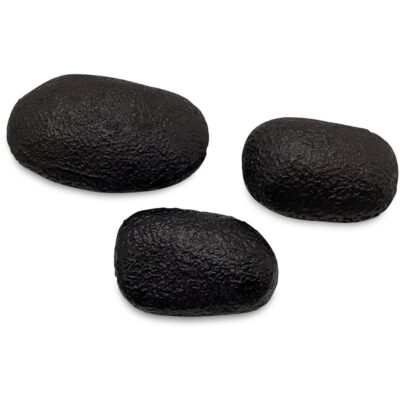 Breton Cast Aluminum Wall Sculpture Black-Set Of 3