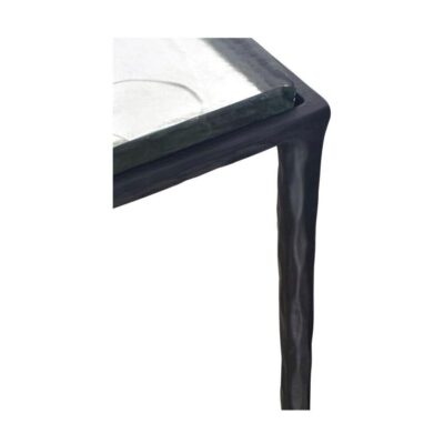 Mari Side Table Clear FI-1140-17 FI 1140 17 Mari closeup shadsilo