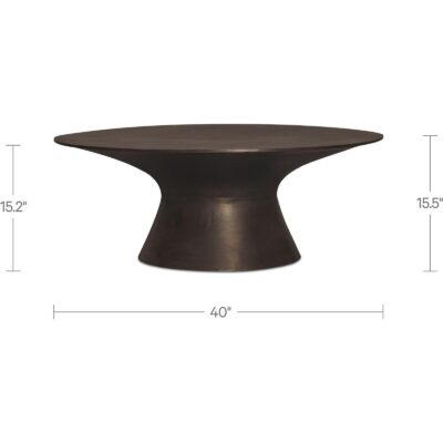 Bardo Outdoor Coffee Table Deep Bronze FI-1141-31 FI 1141 31 70