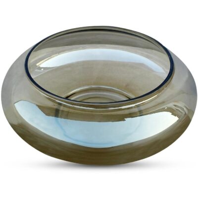 Polene Glass Bowl Small Smoky Brown FI-1143-03 FI 1143 03 Polene front top shadsilo