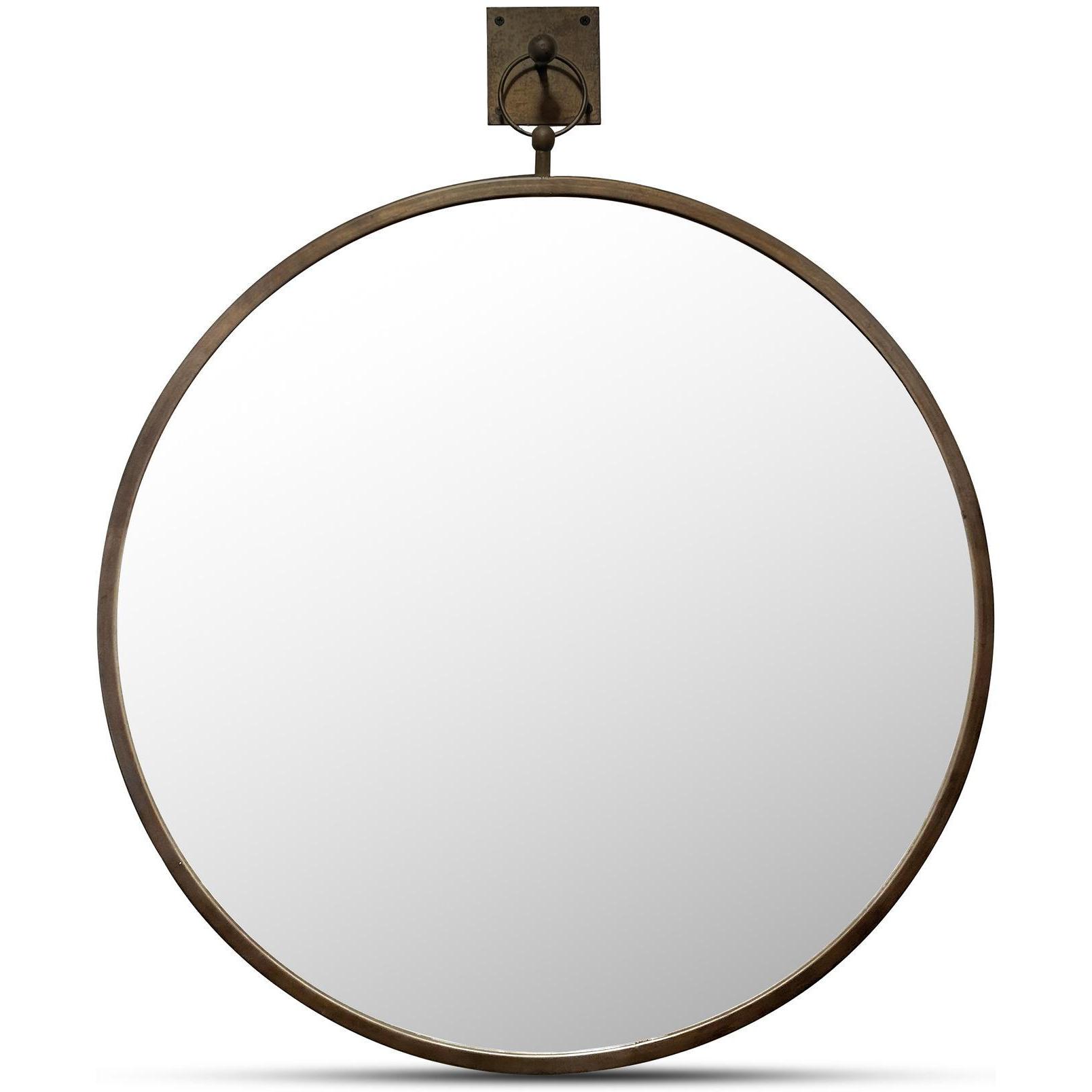 Cameo Mirror Aged Brass 1 Cameo Mirror Aged Brass