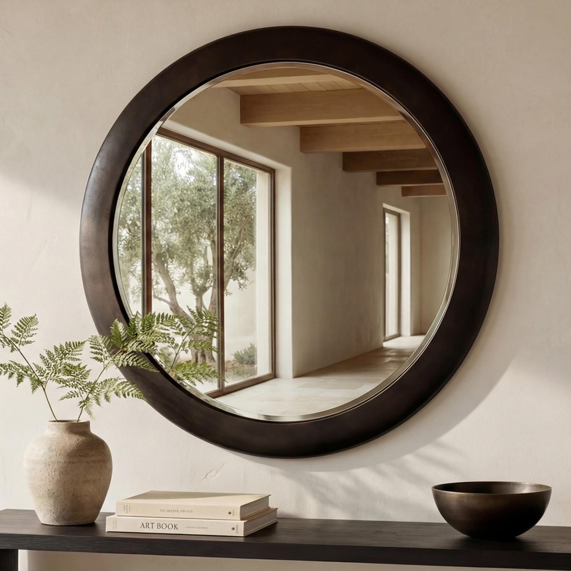 Otis Mirror Blackened Bronze 2 Otis Mirror Blackened Bronze - Image 2