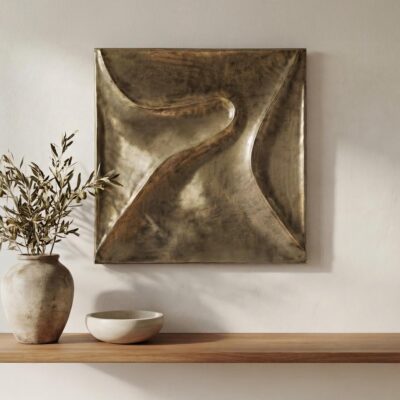 Bode Wall Sculpture Aged Brass FI-1148-51 FI 1148 51 10