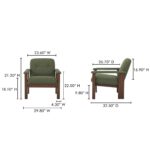 Parker Lounge Chair Green FO-1000-16 FO 1000 16 70