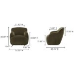 Stevie Lounge Chair Cedar Green FO-1001-27 FO 1001 27 70