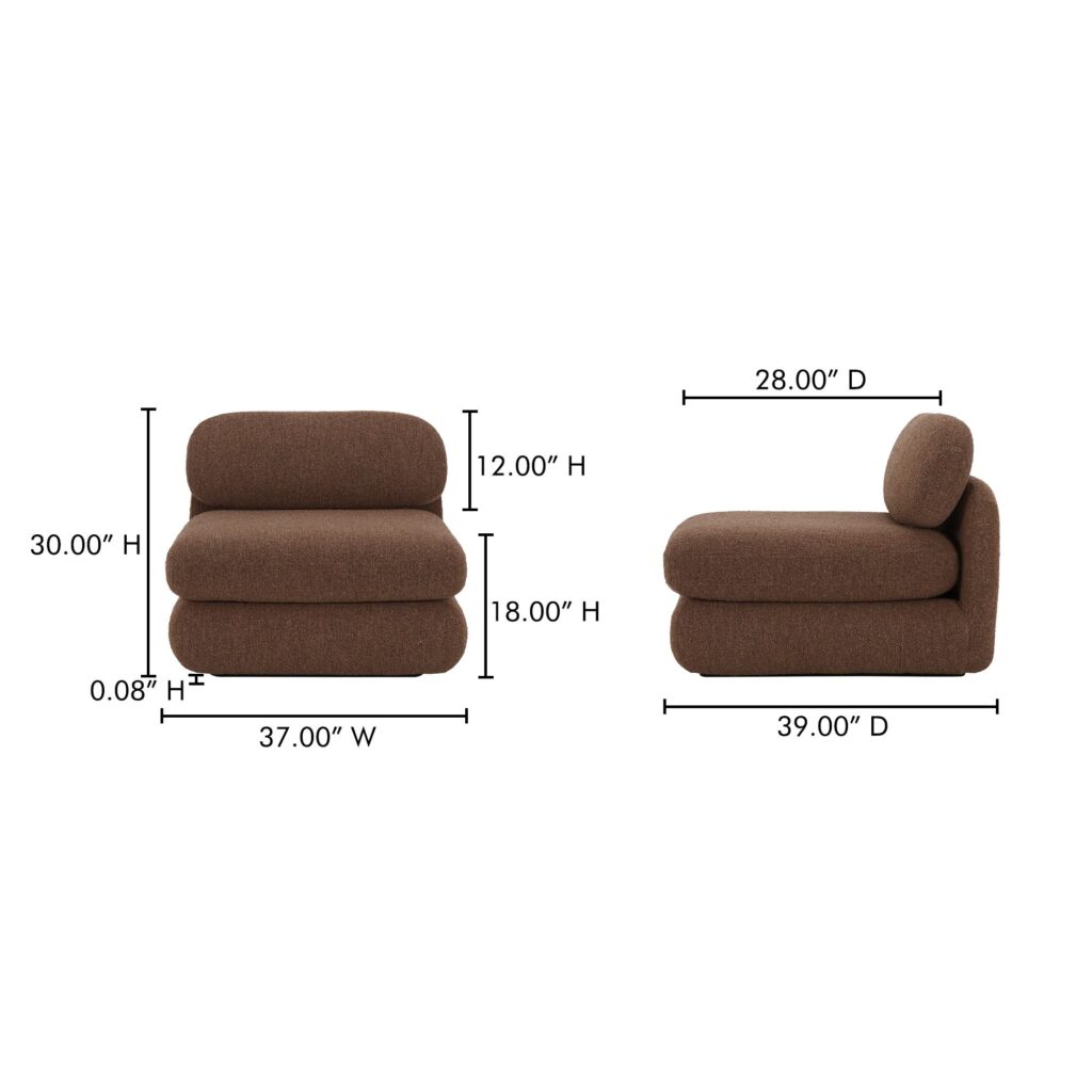 Scout Lounge Chair Toffee - Image 9