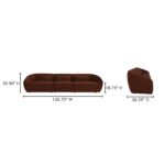 Amelia Modular Sofa Chestnut FO-1016-03 FO 1016 03 70