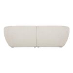 Amelia Nook Modular Left Sectional Warm White FO-1017-18 FO 1017 18 Amelia back silo