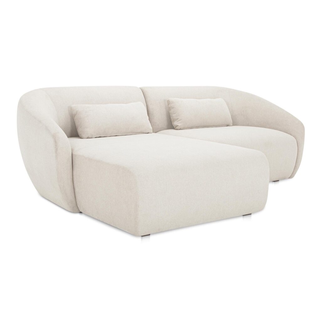 Amelia Nook Modular Left Sectional Warm White - Image 2