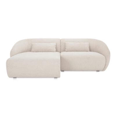 Amelia Nook Modular Left Sectional Warm White
