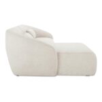 Amelia Nook Modular Left Sectional Warm White FO-1017-18 FO 1017 18 Amelia side silo