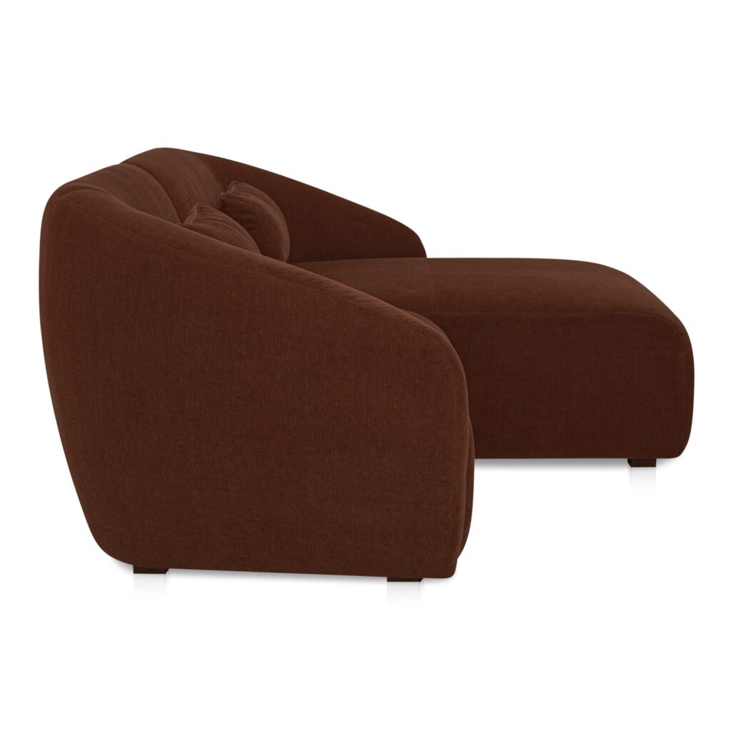Amelia Nook Modular Right Sectional Chestnut - Image 3