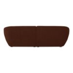 Amelia Nook Modular Right Sectional Chestnut FO-1018-03 FO 1018 03 Amelia back silo