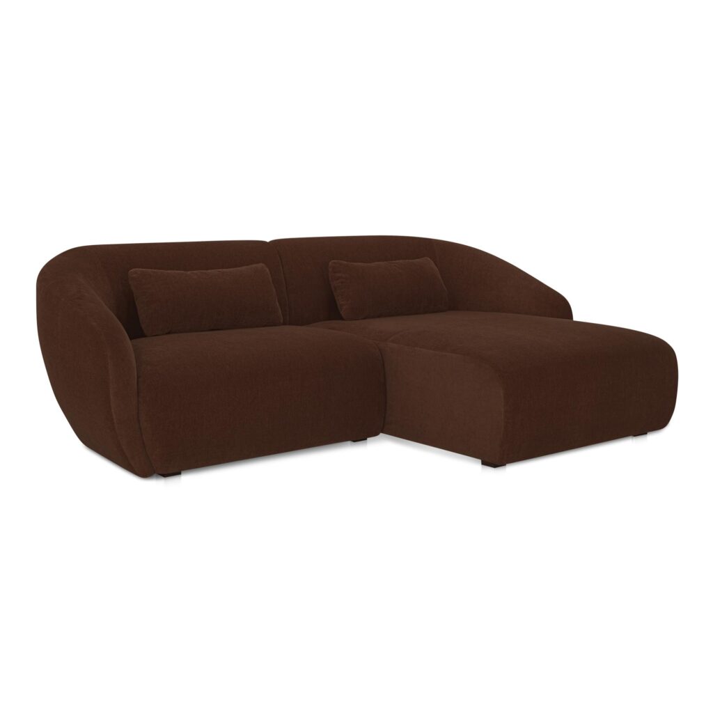 Amelia Nook Modular Right Sectional Chestnut - Image 2