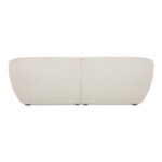 Amelia Nook Modular Right Sectional Warm White FO-1018-18 FO 1018 18 Amelia back silo