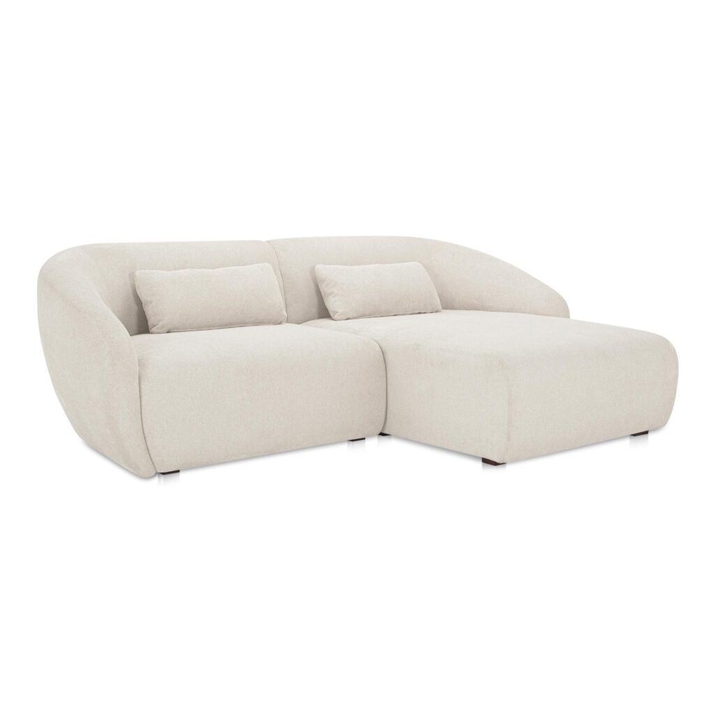 Amelia Nook Modular Right Sectional Warm White - Image 2
