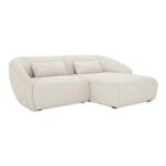 Amelia Nook Modular Right Sectional Warm White FO-1018-18 FO 1018 18 Amelia diagR silo