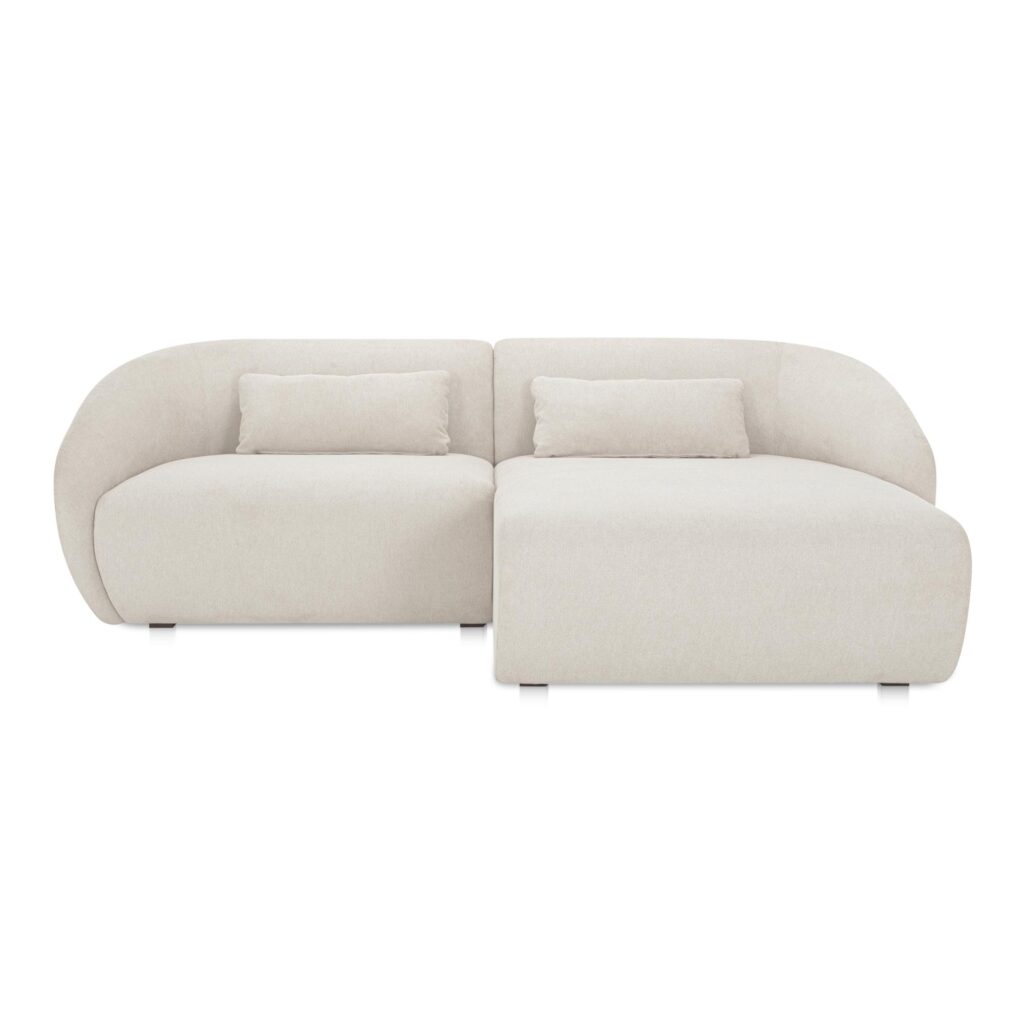 Amelia Nook Modular Right Sectional Warm White