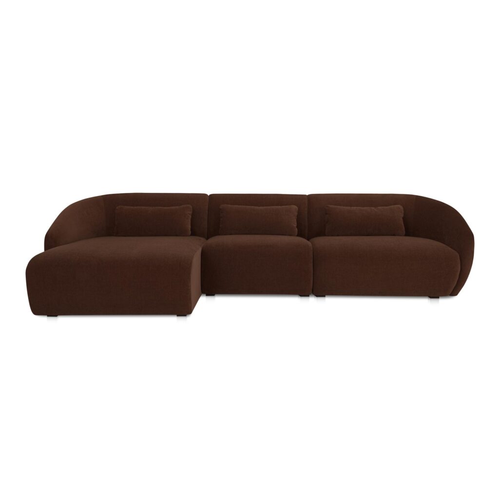 Amelia Lounge Modular Left Sectional Chestnut