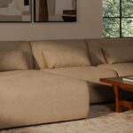 Amelia Lounge Modular Left Sectional Warm White FO-1019-18 FO 1019 18 30