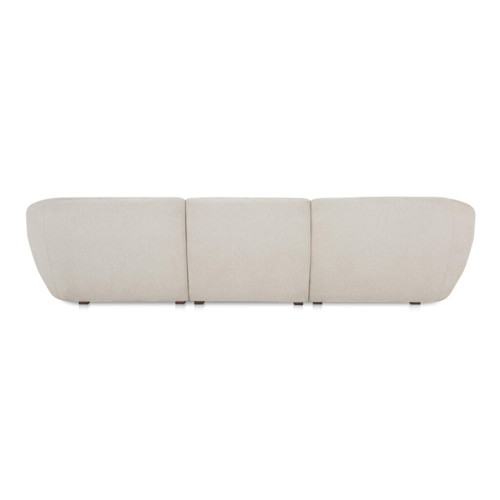 Amelia Lounge Modular Left Sectional Warm White - Image 6