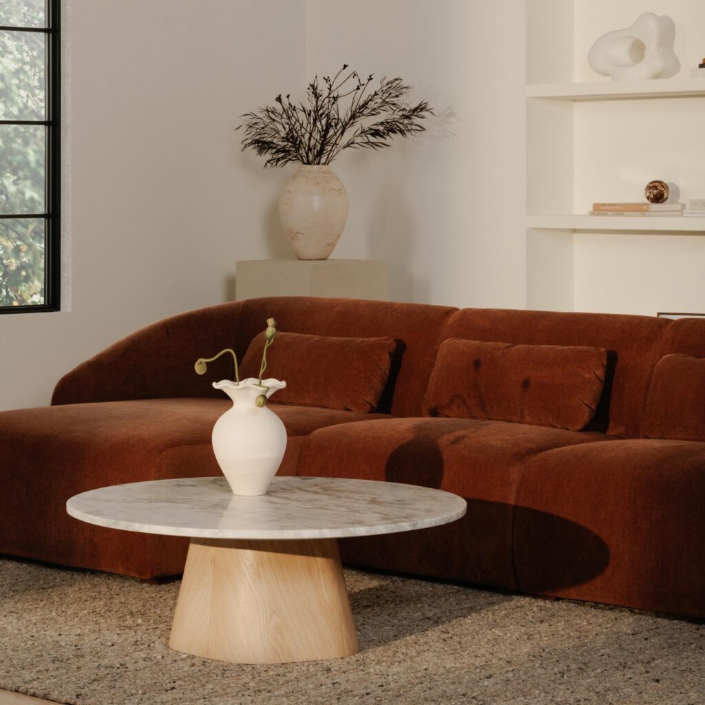 Amelia Lounge Modular Right Sectional Chestnut - Image 9