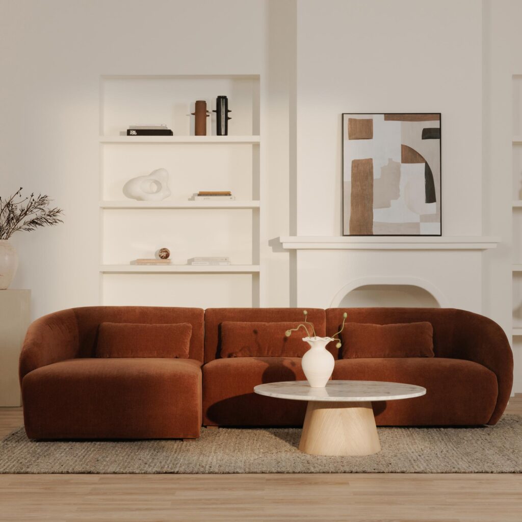 Amelia Lounge Modular Right Sectional Chestnut - Image 10