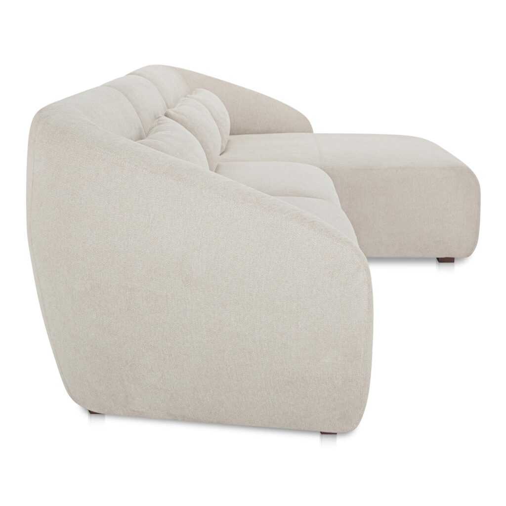 Amelia Lounge Modular Right Sectional Warm White - Image 3