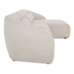 Amelia Lounge Modular Right Sectional Warm White FO-1020-18 FO 1020 18 02