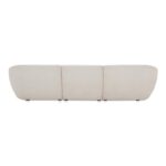 Amelia Lounge Modular Right Sectional Warm White FO-1020-18 FO 1020 18 Amelia back silo