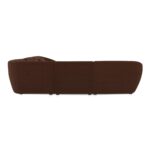 Amelia Classic L-Shaped Modular Left Sectional Chestnut FO-1021-03 FO 1021 03 02