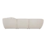 Amelia Classic L-Shaped Modular Left Sectional Warm White FO-1021-18 FO 1021 18 02