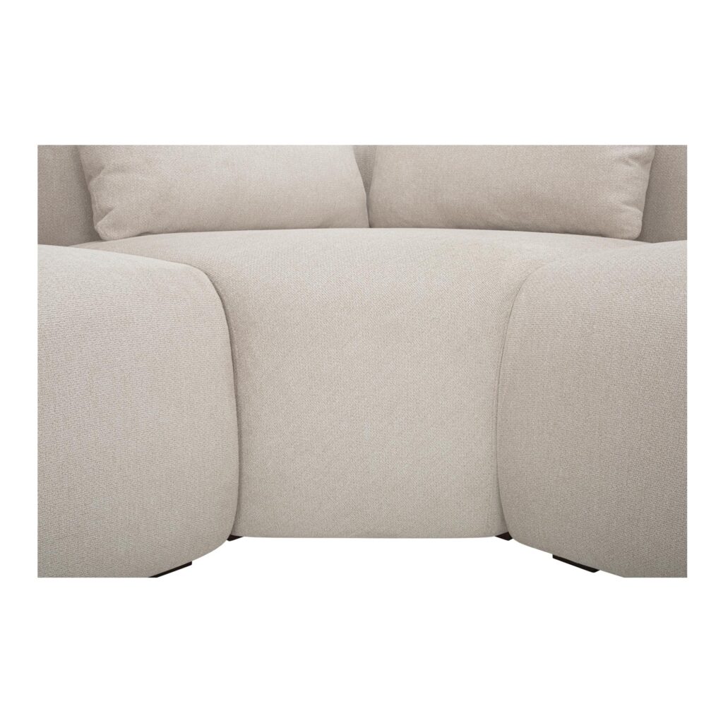 Amelia Classic L-Shaped Modular Left Sectional Warm White - Image 8