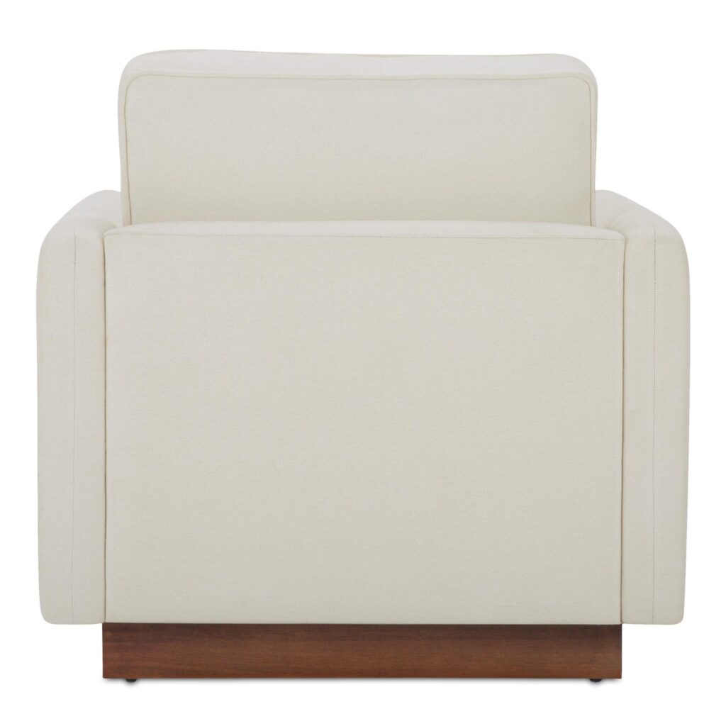 Vernon Accent Chair White - Image 4