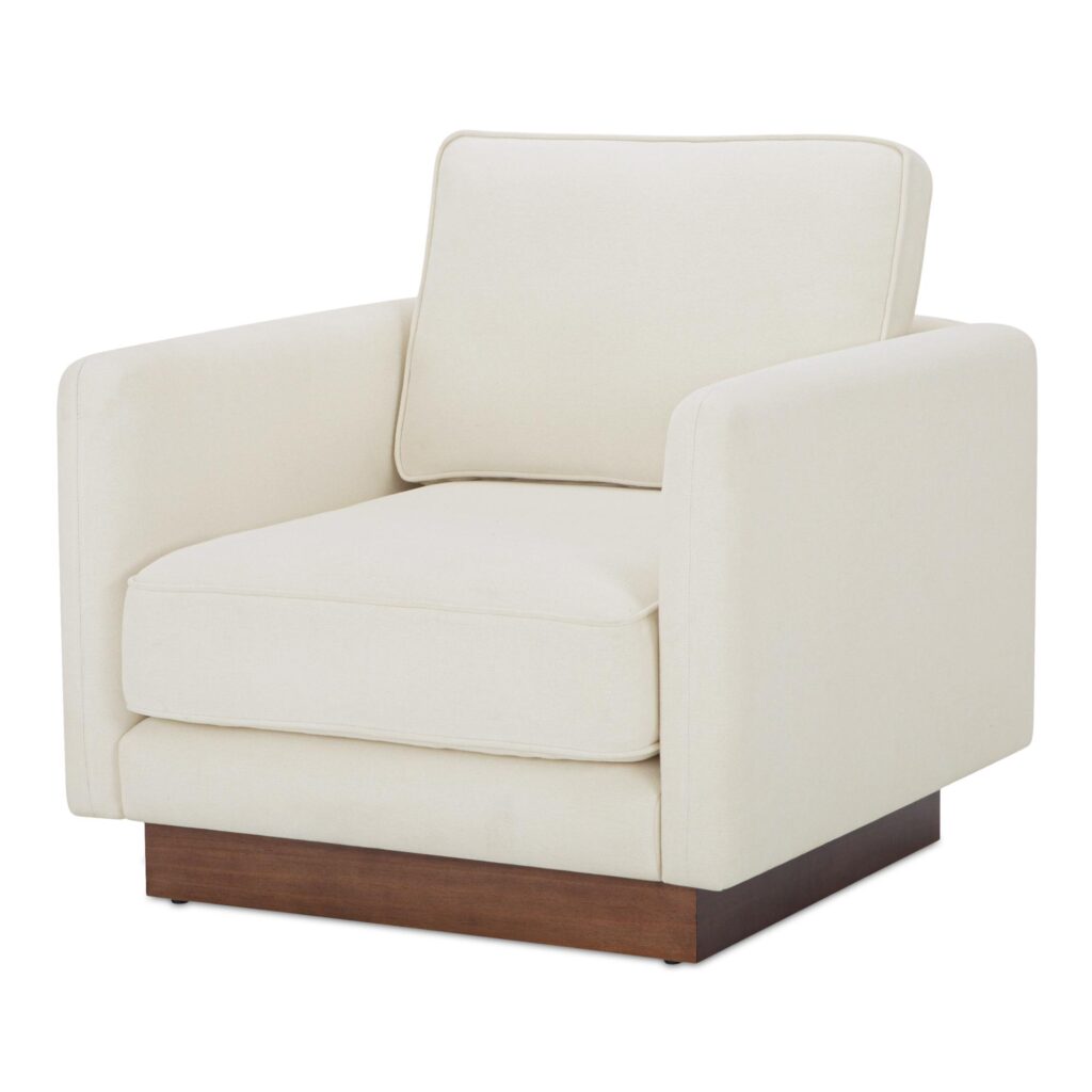 Vernon Accent Chair White - Image 2