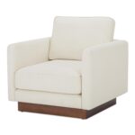 Vernon Accent Chair White FO-1025-05 FO 1025 05 Vernon diagL shadsilo