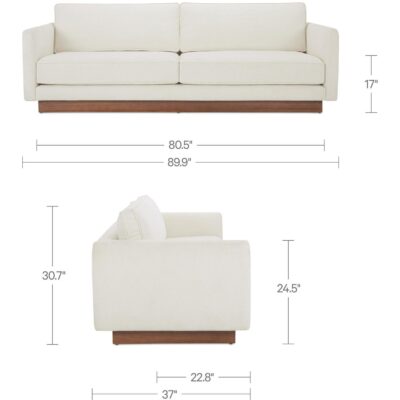 Vernon Sofa White FO-1026-05 FO 1026 05 Vernon DIM 70