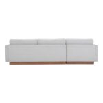 Vernon Left Sectional Grey FO-1027-29-L-0 FO 1027 29 L 0 Vernon back shadsilo